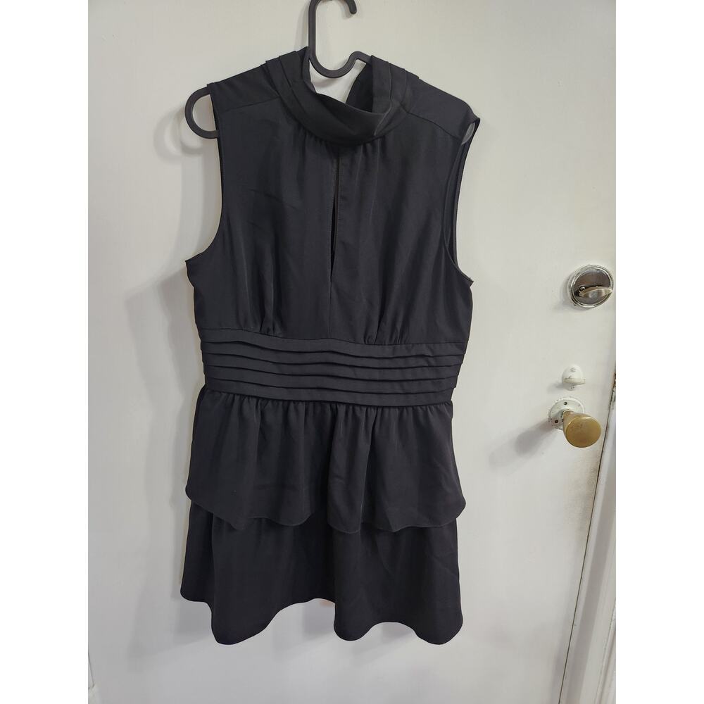 Amanda Uprichard black cocktail  mini dress L